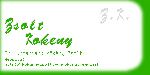 zsolt kokeny business card